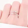 Anel S925 Prata Esterlina Completa 5x7mm Base Vazia DIY Strass de Fundo Pontiagudo Nicho Indiferente Ramo e Folha Assimétricos Incrustados com Strass Linhas Aerodinâmicas