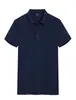 2025 Nova Camiseta de Manga Curta Masculina de Verão Nova Respirável e Amiga da Pele Jovem Camisa Polo Business Estilo Quente de Exportação
