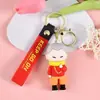 Figuritas de llavero de goma blanda de anime de dibujos animados, colgantes para mochila, accesorios para bolsos, pequeños adornos, al por mayor en stock para tiendas