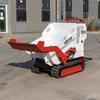 Caminhão Basculante Pequeno de Esteira HT500 de Fábrica, Caminhão Basculante Hidráulico para Transporte de Areia, Brita e Concreto em Canteiros de Obras