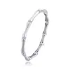 Nova Pulseira de Bambu Escovado Estilo Chinês Retrô para Mulheres, Design de Nicho de Luxo Leve, Pulseira de Moda de Alto Padrão