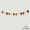 Guirnalda de banderines de cumpleaños de fieltro estilo coreano con flores de punto, banderín, banderín, guirnalda de bolas de pelo, traje de semana de luna llena de cien días, decoración para fiesta