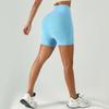 Calças de Yoga Slim de Cintura Alta com Efeito Empina Bumbum para Mulheres, Treino de Pilates, Absorção de Umidade, Shorts Esportivos de Três Pontos para Fitness