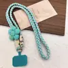 Cordão de Celular Estilo Transversal Girassol Três Fios para Rabo de Cavalo, Alça Durável Tendência e Fresca para Caminhada ao Ar Livre