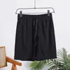 ¡Delgado y Fresco, Muy Refrescante! Pantalones Cortos de Cinco Puntos Transpirables y Holgados de Verano para Hombre, Shorts Casuales Lisos y Holgados