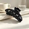 Pinza para el pelo de acetato imitación en color carey con estampado de leopardo, pinza de tiburón para la parte trasera de la cabeza para recogidos, accesorio para el pelo de pinza de tiburón al por mayor