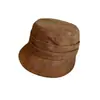 Boina estilo japonés para mujer, gorra plana retro de gamuza nueva, sombrero de pico versátil para otoño e invierno