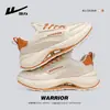 Zapatillas para hombre Warrior 2026 otoño malla transpirable suela blanda zapatos de hombre suela gruesa antideslizantes resistentes al desgaste B Zapatos de hombre Warrior
