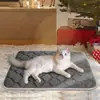 Esterilla Autocalentable Fabricada a Medida en Fábrica Transfronteriza, Esterilla Antideslizante Multiusos, Cama Rectangular para Gatos, Esterilla para Mascotas, Cama Pequeña de Felpa para Perros