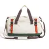 Bolsa deportiva simple y casual para gimnasio con compartimentos separados para artículos húmedos y secos, gran capacidad, adecuada para salidas y viajes, elegante y moderna
