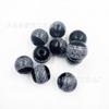 Nuevo Arte 16mm Navidad Halloween Patrón de Olas Color Madera Cuentas Colgantes Adornos Redondas Accesorios DIY
