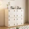 Armario estilo crema Todo madera maciza Gabinete Carmen Combinación de gabinetes de almacenamiento Gabinete de TV pequeño moderno simple medieval Mesa de noche