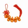 Suministrado directamente por el fabricante: Colgante Artesanal de Calabaza de Madera, Madera Maciza 20*40mm Adorno Hecho a Mano de Madera de Durazno, Nudo Chino Colgante de Puerta
