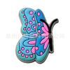 Ventas Directas de Fábrica Serie de Mariposas Coloridas Zuecos Accesorios DIY Flor de Zapato de Goma Suave PVC Hebilla de Zapato Flor de Zapato Accesorios para Zapatos Croc