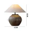 Ornamento estilo japonês vaso de cerâmica luminária de mesa para sala de estar em estilo silencioso Modelo Chinês Quarto de Hotel Hostel Quarto de designer Luminária de cabeceira