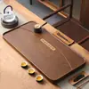 2023 Nuevo Bandeja de Té de Madera Maciza Hogareña Rectangular Completa Casual Juego de Té Kung Fu Drenaje Sala de Estar China