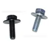 Tornillos hexagonales de metal M6 universales para coche con arandelas Protector de motor Parachoques Guardabarros Tornillos de alambre plano