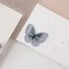 Parche Bordado de Mariposa de Organza de 5 cm Tul Mariposa Artificial Pasador de Pelo DIY Tocado Parche de Tela Decoración para Ropa de Niños Zapatos y Calcetines