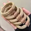 Marrom Leite Urso Simples Elástico de Cabelo Elegante Nova Etiqueta Elástico de Cabelo Amarrar Cabelo Alta Elasticidade Argola de Toalha Moda Corda de Cabeça