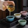 Juego de Taza Maestra Celadón Fijo A5L Cerámica Esmalte de Craquelado de Hielo Taza de Té Piezas de Apertura Puede Elevar Taza de Té Kung Fu Productos de Taza Construida