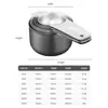 ¡Wow! Juego de Tazas y Cucharas Medidoras de Acero Inoxidable, Cuchara Medidora para Condimentos, Juego para Hornear Dorado con Recubrimiento de Titanio, Taza Medidora con Escala