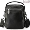 Bolsa de Hombro para Hombre de Cuero Genuino Transfronterizo Personalizada por el Fabricante, Riñonera de Piel de Vaca Moderna e Informal, Bolso para Hombre de Alta Gama, Bolso Bandolera