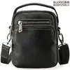 Bolso de hombro para hombre de cuero genuino transfronterizo, bolso de cintura casual de piel de vaca de moda nuevo, bolso cruzado de alta gama para hombre