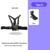 Kit de Alça de Ombro para Câmera de Fotografia ao Ar Livre Ajuste Fixo no Peito Alça de Câmera Esportiva Alça de Ombro Gopro Alça de Peito