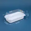 Caja de Empaque para Pastel de Durazno, Caja de Plástico Transparente para Snacks Mochi, Caja para Llevar Pastelería China Artesanal para Hornear, Estilo Luxihe