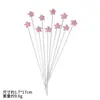 Bolo de Aniversário Rosa-Temático Toppers Pequena Princesa Fada Flor Nuvem Inserções Centésimo Dia Aniversário Arco-Íris Escrevível