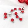 1 Oro y Plata Doce Constelaciones Piedra Estrella Aleación Incrustada Diamante Accesorio Joyería DIY Venta al por Mayor Transfronteriza Venta Caliente Colgante