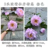 2026 Nuevo Modelo Flores Artificiales Rosas Fabricante Rosa Claro Rosa Hortensia Peonía Decoración de Boda Flores Falsas Mayoreo
