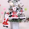 Decorações de Natal Enfeites para Árvore de Natal Presentes para Crianças Velho Boneco de Neve Pingentes Criativos Pequenos Bonecas