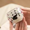 Taza Maestra Ruyao de Fábrica con Forma de Huevo de Dragón Panda Juego de Té Chino Kung Fu de Alta Gama Taza de Té Pequeña Película de Apertura Puede Levantar la Taza de Té