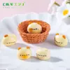 Figuras de biscoito criativas e adoráveis em formato de gato, bonecas em miniatura, acessórios de decoração DIY para casa de bonecas, paisagem em miniatura e pequenos enfeites de mesa