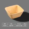Vajilla para olla caliente de melamina, plato para brochetas con imitación de veta de madera, plato de exhibición para buffet de verduras, olla caliente pequeña giratoria, uso comercial en restaurantes