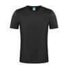 Camiseta de maratón de verano con cuello redondo y secado rápido, camiseta publicitaria de equipo, impresión de logotipo por sublimación, impresión en cuerpo completo