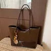 Bolso Tote Grande de Gamuza con Estampado de Leopardo Moda Retro para Mujer Otoño Invierno Nuevo Bolso de Hombro Único con Temperamento para el Trabajo