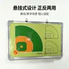 Pizarra Táctica Personalizada de Béisbol y Sóftbol, Pizarra de Entrenador, Pizarra de Entrenamiento para Competición, Pizarra en Blanco Portátil Magnética Borrable para Práctica