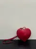 Bolso Alaia en Forma de Corazón Transfronterizo Moda Europea y Americana Bolso Caja Corazón de Durazno Diseño de Nicho Bolso de Hombro Cruzado de Alta Calidad Dropshipping