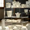 Colección de Juegos de Té de Ceniza de Hierba de Tinta: Juegos de Té Kung Fu para Uso Doméstico, Incluyendo Tetera, Gaiwan, Taza de Maestro, Taza de Té, Taza Gonggai y Soporte para Tazas de Té