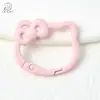Fivela Colorida de Liga Mini Gatinho Pequeno Argola de Mola Fivela de Mola Chaveiro Pequena Fivela Kt Acessórios DIY Pendurar na Bolsa