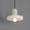 Lujo Ligero Creativo Mármol Natural Comedor Dormitorio Mesita de Noche Lámpara Colgante Pequeña Barra de Barra Mostrador Lámpara Colgante de Diseñador Iluminación Zhongshan Guangdong