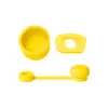 Tapa de silicona anti-desbordamiento para explosiones transfronterizas, juego de 3 piezas para taza Stanley, soporte para bolígrafo de 10 mm, tapa para pajilla, a prueba de polvo, tapón anti-desbordamiento, antiincrustante