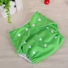 Comercio Exterior Bebé Bebé Pantalones de Pañal Impermeables Color Sólido Broche Tela Pantalones de Pañal Transfronterizos Ajustables Pantalones de Pañal 0-1.5 Años