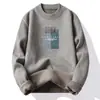 Suéter de Gola Redonda Transfronteiriço para Homens, Veludo Engrossado, Outono e Inverno Chenille Peça Única Camisa de Base Tricô de Veludo para Homens, Roupa de Inverno