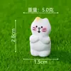 Nuevo adorno de gato adivino de micro paisajismo, decoración casera de casa de muñecas DIY, decoración creativa de escritorio de oficina