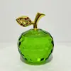 Adorno de Manzana Multifacético de Color Cristalino Regalo de Navidad Regalo de Cumpleaños Regalo de Nochebuena