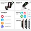 Pulseira Inteligente Esportiva M9 Contagem de Passos Lembrete de Mensagem Frequência Cardíaca Oxigênio no Sangue Monitoramento do Sono Presente M10 Pulseira Digital