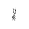 Nuevos Productos Japoneses y Coreanos, Pendientes Metálicos Retro Sencillos, Estrellas con Borlas, Pendientes de Astronauta con Cruz, Clips para Orejas, Joyería para Orejas para Mujer